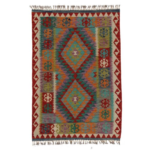 Kézi szövésű Kilim szőnyeg 106x152 afgán gyapjú kilim