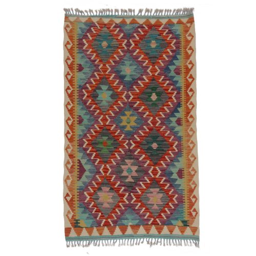 Kilim szőnyeg Chobi 98x161 kézi szövésű afgán gyapjú kilim