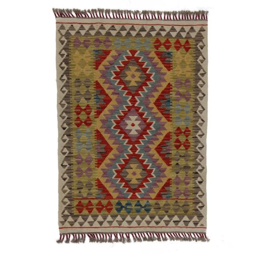 Kilim szőnyeg Chobi 87x122 kézi szövésű afgán gyapjú kilim