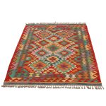 Kilim szőnyeg 148x102 kézi szövésű afgán gyapjú kilim