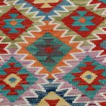 Kilim szőnyeg 148x102 kézi szövésű afgán gyapjú kilim
