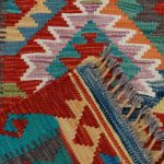 Kilim szőnyeg 148x102 kézi szövésű afgán gyapjú kilim
