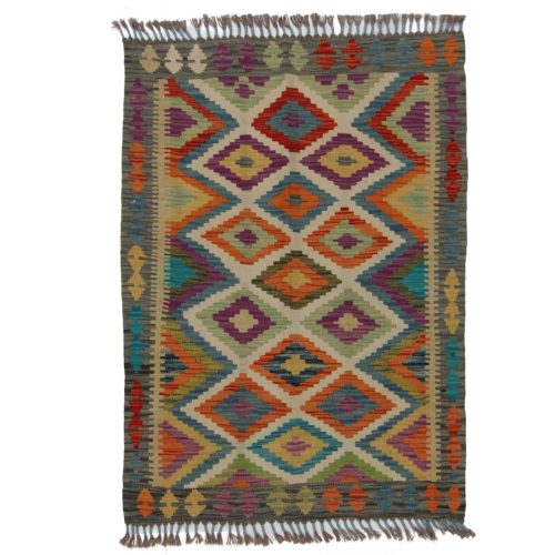 Chobi Kilim szőnyeg 119x89 kézi szövésű afgán gyapjú kilim