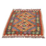 Chobi Kilim szőnyeg 117x87 kézi szövésű afgán gyapjú kilim
