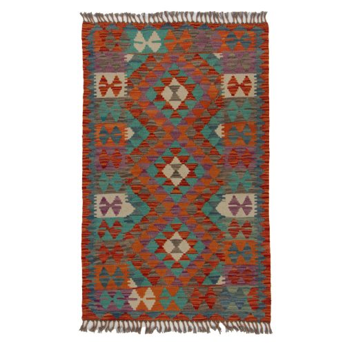 Afgán Kilim szőnyeg 135x85 kézi szövésű etnikai kilim