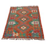 Afgán Kilim szőnyeg 135x85 kézi szövésű etnikai kilim