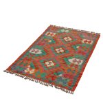 Afgán Kilim szőnyeg 135x85 kézi szövésű etnikai kilim