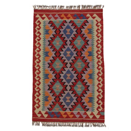 Chobi Kilim szőnyeg 123x78 kézi szövésű afgán gyapjú kilim