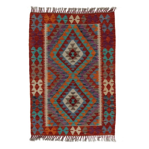 Kilim szőnyeg Chobi 89x125 kézi szövésű afgán gyapjú kilim