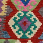 Kilim szőnyeg Chobi 83x124 kézi szövésű afgán gyapjú kilim