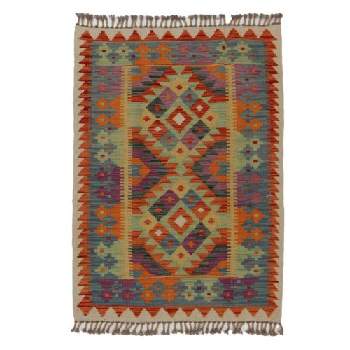 Chobi Kilim szőnyeg 120x87 kézi szövésű afgán gyapjú kilim