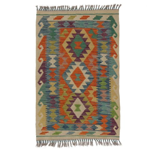 Kilim szőnyeg Chobi 83x130 kézi szövésű afgán gyapjú kilim