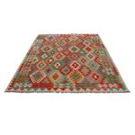 Kilim szőnyeg 253x179 kézi szövésű afgán gyapjú kilim