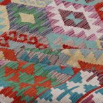 Kilim szőnyeg 253x179 kézi szövésű afgán gyapjú kilim