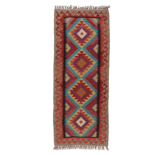 Kilim futószőnyeg 71x188 kézi szövésű afgán gyapjú kilim