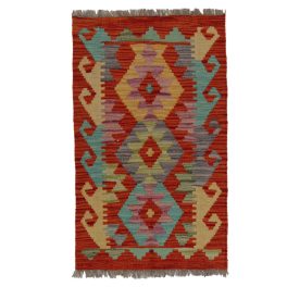   Kilim szőnyeg Chobi 91x56 kézi szövésű afgán gyapjú kilim