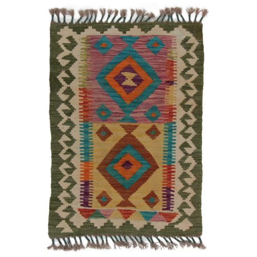 Kilim szőnyeg Chobi 80x57 kézi szövésű afgán gyapjú kilim