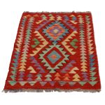 Etnikai Kilim szőnyeg 98x67 kézi szövésű afgán gyapjú kilim