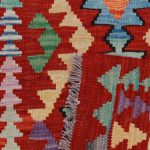 Etnikai Kilim szőnyeg 98x67 kézi szövésű afgán gyapjú kilim