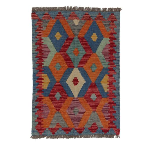 Kilim szőnyeg Chobi 88x63 kézi szövésű afgán gyapjú kilim