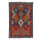 Kilim szőnyeg Chobi 88x63 kézi szövésű afgán gyapjú kilim