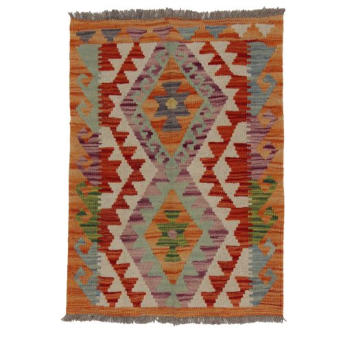 Kilim szőnyeg Chobi 83x61 kézi szövésű afgán gyapjú kilim