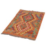 Etnikai Kilim szőnyeg 95x64 kézi szövésű afgán gyapjú kilim