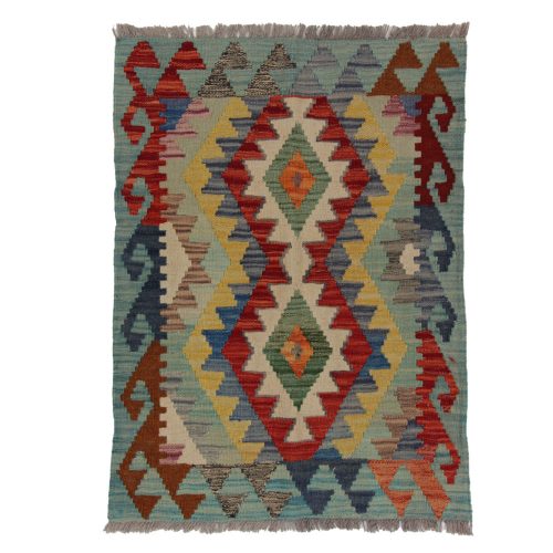 Etnikai Kilim szőnyeg 95x71 kézi szövésű afgán gyapjú kilim