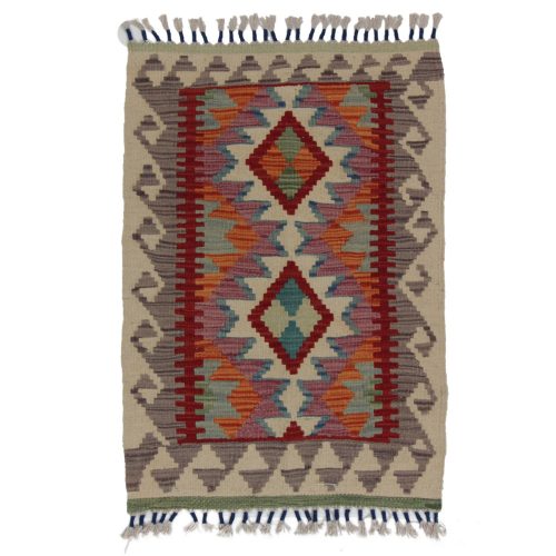 Kilim szőnyeg Chobi 84x60 kézi szövésű afgán gyapjú kilim