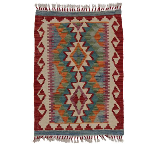 Kilim szőnyeg Chobi 87x64 kézi szövésű afgán gyapjú kilim