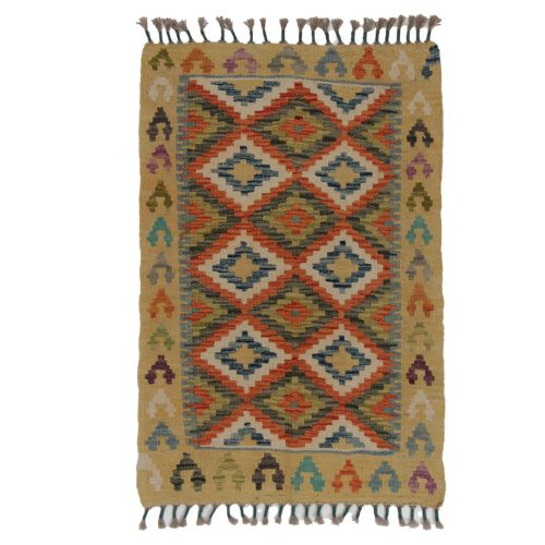 Kilim szőnyeg Chobi 93x62 kézi szövésű afgán gyapjú kilim