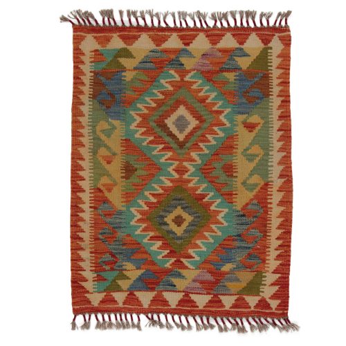 Kilim szőnyeg Chobi 71x90 kézi szövésű afgán gyapjú kilim