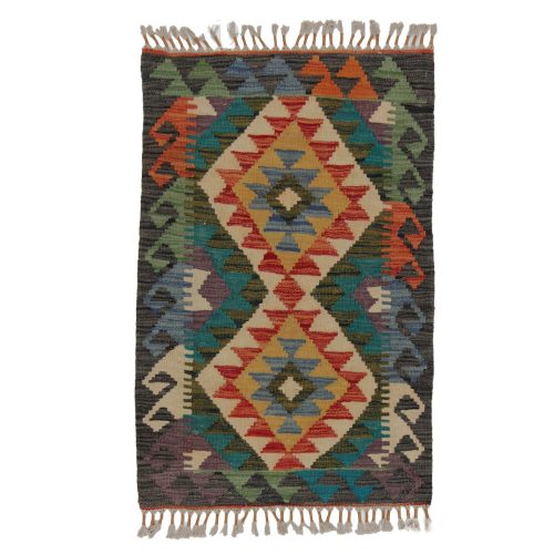 Afgán Kilim szőnyeg Chobi 59x91 kézi szövésű etnikai kilim