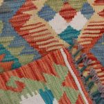 Kilim szőnyeg Chobi 80x62 kézi szövésű afgán gyapjú kilim