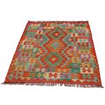 Kilim szőnyeg 149x105 kézi szövésű afgán gyapjú kilim