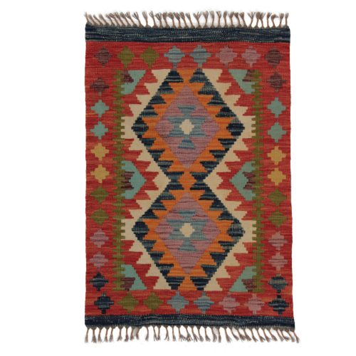 Kilim szőnyeg Chobi 63x89 kézi szövésű afgán gyapjú kilim