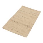 Vastag gyapjú szőnyeg 60x112 egyszínű nappali szőnyeg