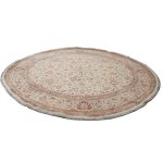 Kerek szőnyeg Isfahan 301x310 kézi szőnyeg