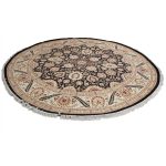 Kerek szőnyeg Isfahan 310x313 kézi szőnyeg