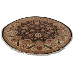 Kerek szőnyeg Isfahan 310x313 kézi szőnyeg