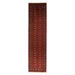Futószőnyeg bordó Bokhara 81x308 kézi csomózású pakisztáni szőnyeg