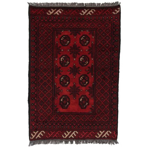 Aqchai szőnyeg bordó 74x112 Afgán kézi csomózású szőnyeg