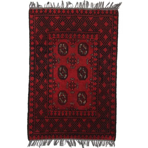 Aqchai szőnyeg bordó 74x113 Afgán kézi csomózású szőnyeg
