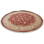 Kerek szőnyeg Iráni 247x249 kézi perzsa szőnyeg