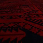 Futószőnyeg bordó Kargai Elephant Foot 99x887 kézi csomózású afgán futószőnyeg