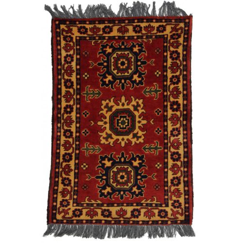Afgán szőnyeg barna Kargai 61x96 kézi csomózású keleti szőnyeg