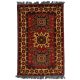 Afgán szőnyeg barna Kargai 60x91 kézi csomozású gyapjú szőnyeg