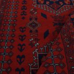 Afgán szőnyeg bordó Khal Mohammadi 125x192 kézi csomózású keleti szőnyeg