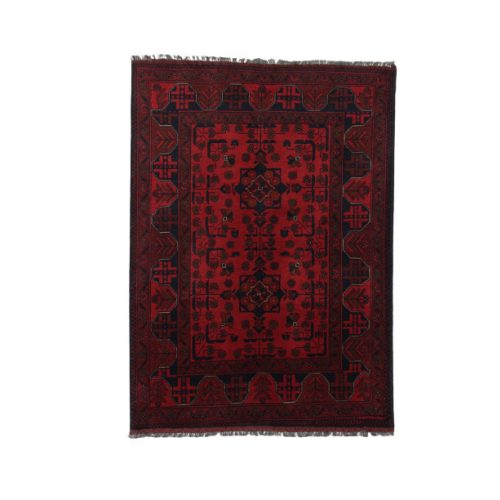 Afgán szőnyeg bordó Caucasian 100x139 keleti kézi csomózású szőnyeg