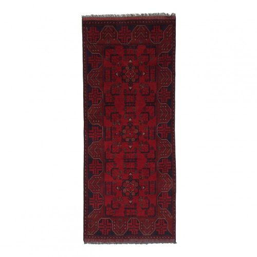 Futószőnyeg bordó Bokhara 78x189 kézi csomózású afgán szőnyeg